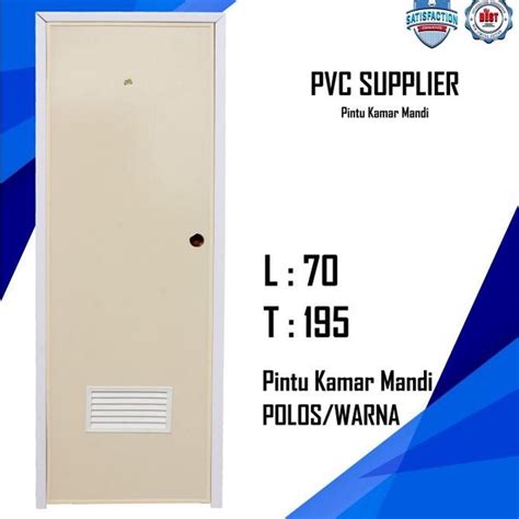 Jual Pintu PVC Kamar Mandi Polos Shopee Indonesia