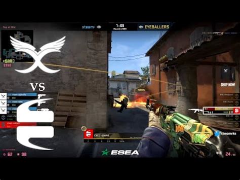 X TEAM Vs EYEBALLERS ESEA Main S42 HIGHLIGHTS BO1 YouTube