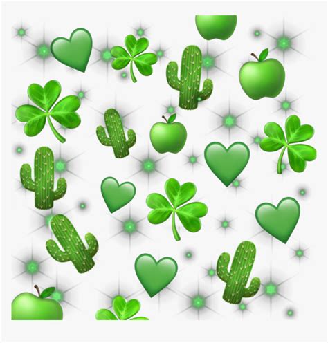 Green Emoji Emojis Greenemoji Aesthetic Sparkles Green Emojis