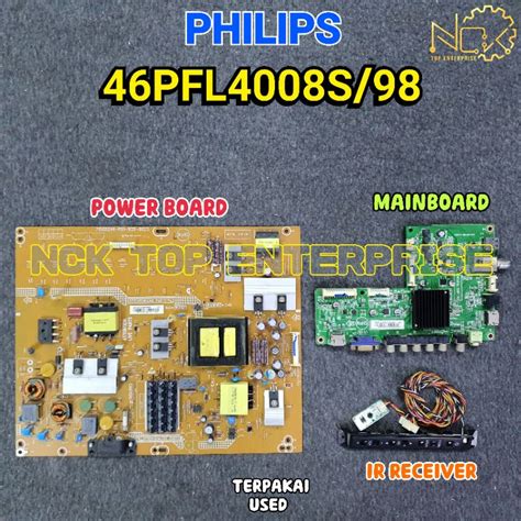 Philips Pfl S Power Board Mainboard Ir Receiver G P