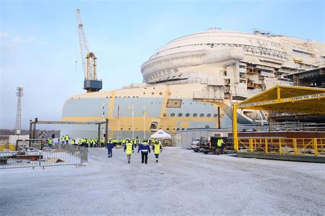 World S Largest Cruise Ship Floated Out At The Shipyard