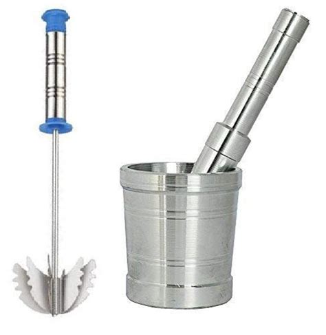 Buy Nohunt Aluminium Mortar And Pestle Imam Dasta Ohkli Musal Kharal