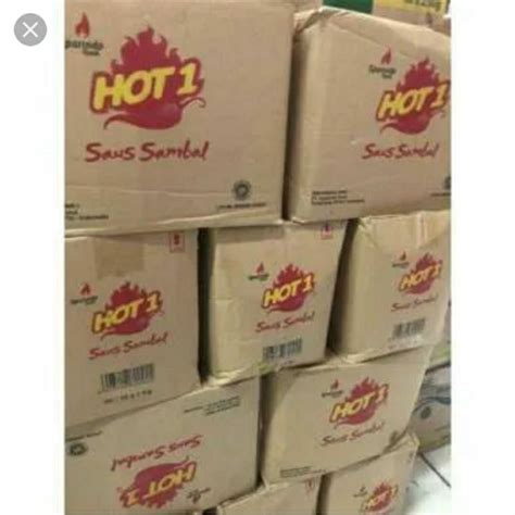 Jual Saos Sambal Hot Per Dus Isi Pcs X Kg Khusus Cargo Dan Expedisi Shopee Indonesia