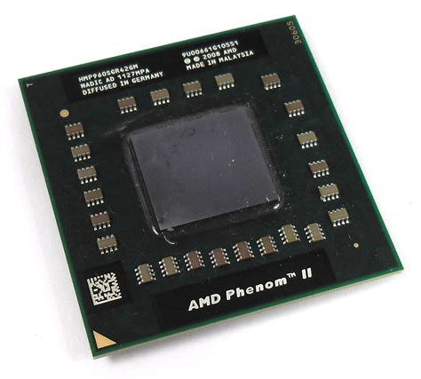 Hmp Sgr Gm Amd Phenom Ii Quad Core Mobile P Ghz Socket S Cpu