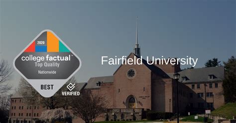 Fairfield University Earns High Ranking in College Factual 2020 Best ...