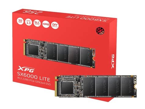 SSD XPG M.2 256 GB - SX6000 Lite - Ines Tehnika