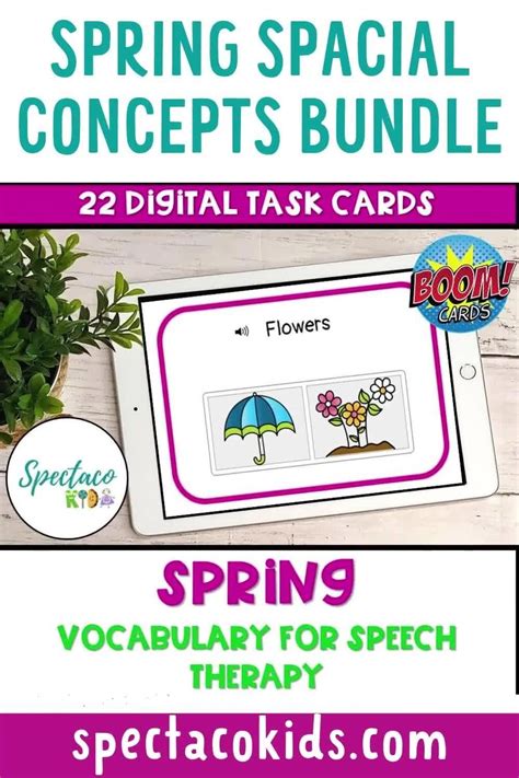 Spring Spatial Concepts Bundle Distance Learning Boom Cards Artofit