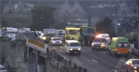 La Jornada Accidente en la carretera México Toluca deja al menos 15