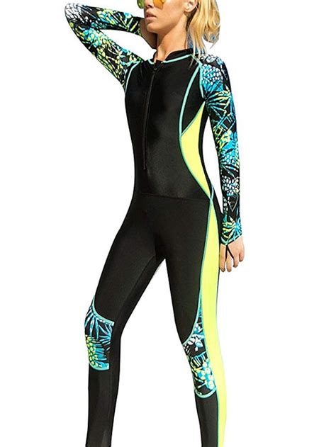 Sbart Women S Rash Guard Dive Skin Suit Uv Sun Protection Upf50 Breathable Full Body Swimsuit