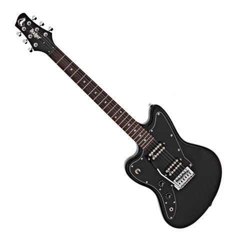 Badger Classic Left Handed Electric Guitar All Black At Gear4music