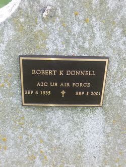 Robert Kroes Donnell 1935 2001 Find A Grave Memorial