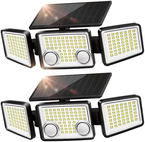 Bell Howell Bionic Floodlight With Motion Sensing Solar Outdoor