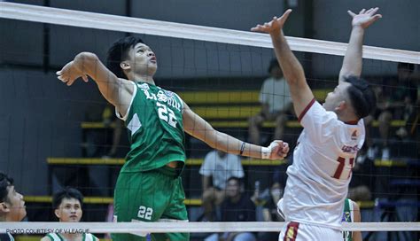 Dlsu Green Spikers Clinch V League Men S Semis Seat