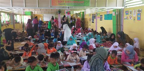 200 An Anak Tk Dan Paud Seluma Lomba Mewarnai