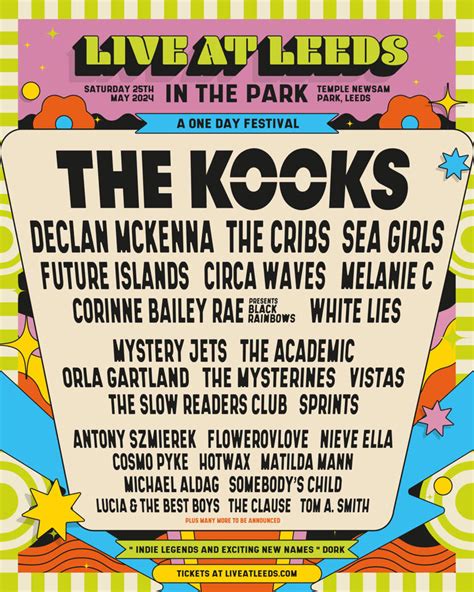 Live at Leeds In The Park 2024: Temple Newsam festival announces second ...