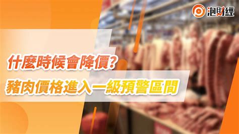 【泡財經】什麼時候會降價？豬肉價格進入一級預警區間 20221022 內地 民生 豬肉 豬糧比 Youtube