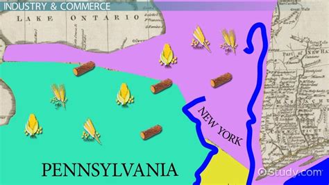 Map Of The Middle Colonies - Maping Resources