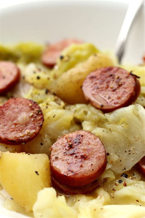 Instant Pot Smoked Sausage And Cabbage 365 Days Of Slow Cooking And Pressure Cooking Recipe