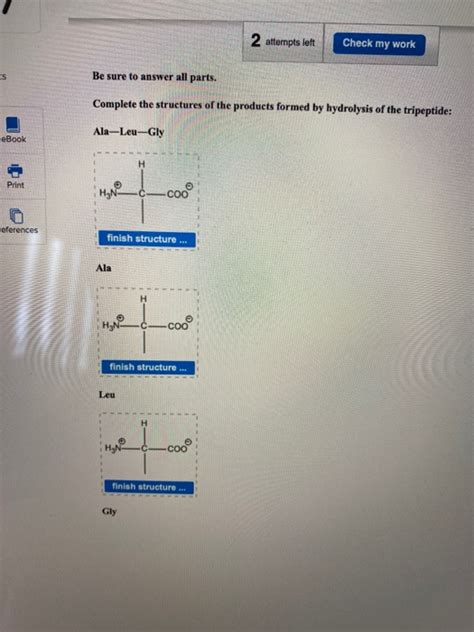 Solved 2 Attempts Left Check My Work Be Sure To Answer All Chegg