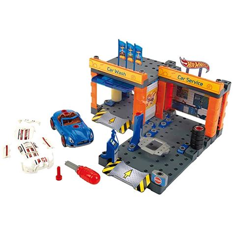 Buy Theo Klein Hot Wheels Car Repair Station With Carwash Toy Multi Colored Online At