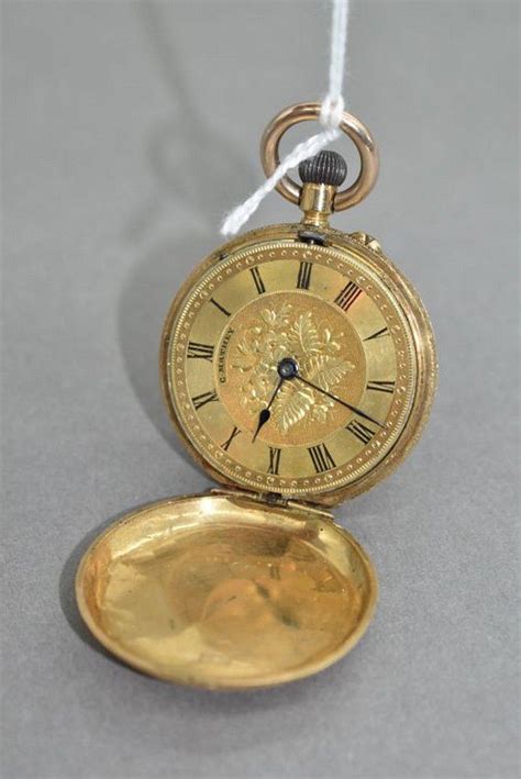 18ct Gold Ladies Fob Watch Antique Watches Pocket And Fob