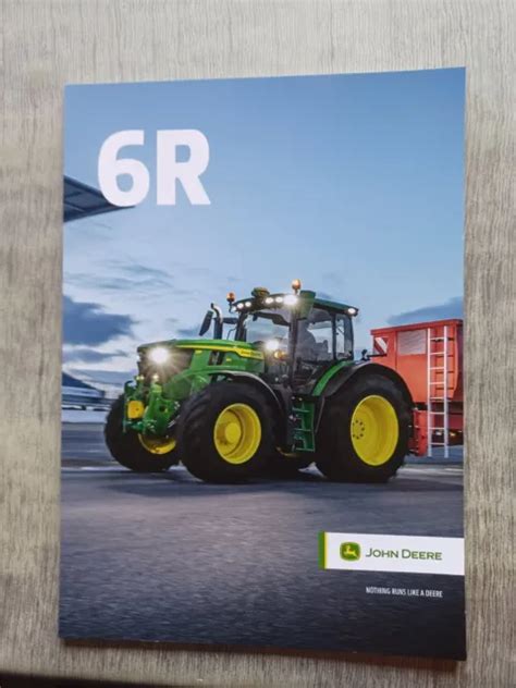 PROSPECTUS BROCHURE TRACTEUR John Deere 6R EUR 2 25 PicClick DE