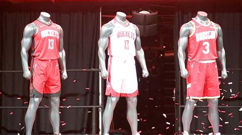 New Houston Rockets Uniforms