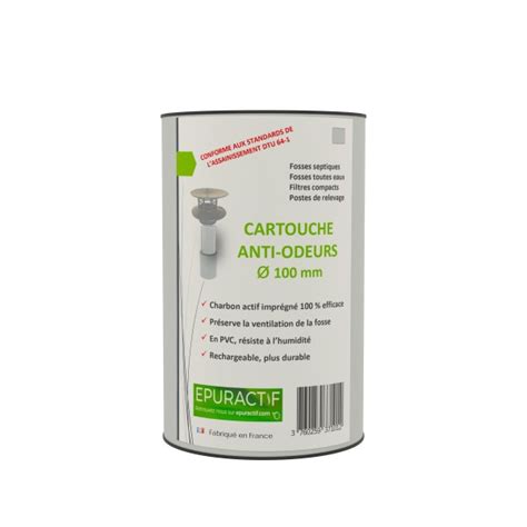 Filtre Anti Odeurs Au Charbon Actif Pour Fosse Septique Diam Mm