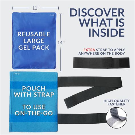 Snapklik ComfiLife Ice Packs For Injuries Reusable Hot And Cold Pack