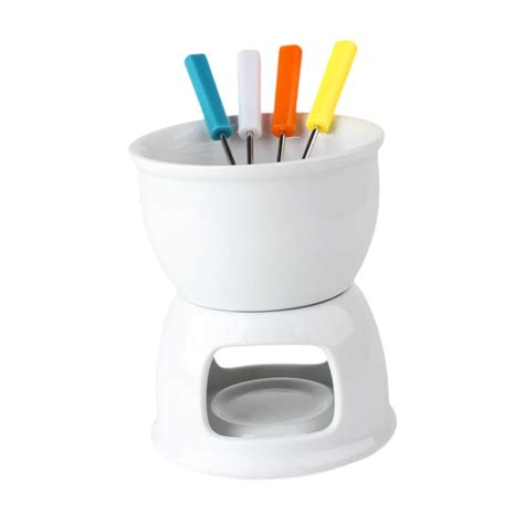 Deevoka Chocolate Fondue Pot Cheese Ceramic Hot Pot For Birthdays Parties Engagement Walmart