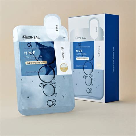 พรอมสง MEDIHEAL Nude Gel Mask Sheet มาสกไฮโดรเจล 1 กลอง 10แผน