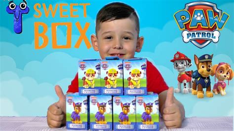 СВИТ БОКС ЩЕНЯЧИЙ ПАТРУЛЬ/РАСПАКОВКА СЮРПРИЗОВ ДЛЯ ДЕТЕЙ/ SWEET BOX/PAW ...