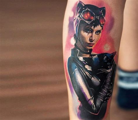 Catwoman tattoo by Lukash Tattoo | Post 27131 | Tattoos, Cool tattoos ...