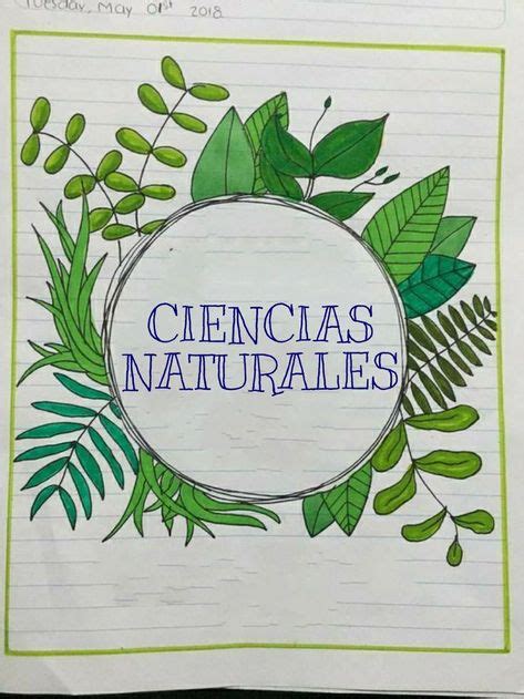 Portadas De Cuadernos Aesthetic Ciencias Naturales