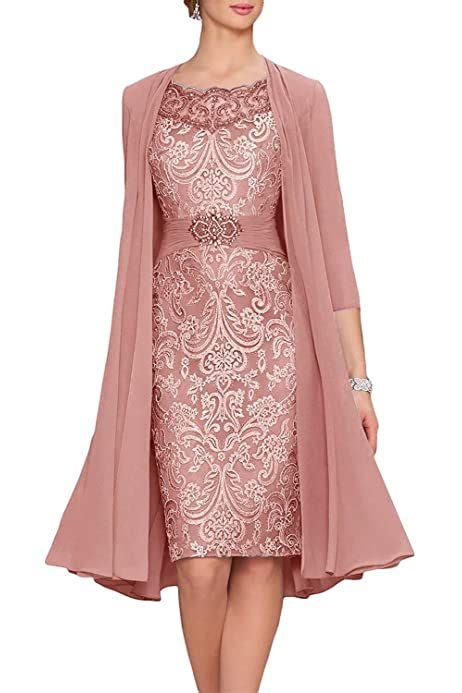 Gmar Chiffon Mother Of The Bride Dresses Lace Tea Length With 34