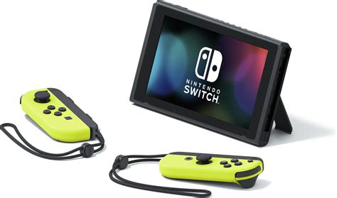 Nintendo Switch Joy Con Paire De Manettes Jaune Fluo Au Meilleur Prix