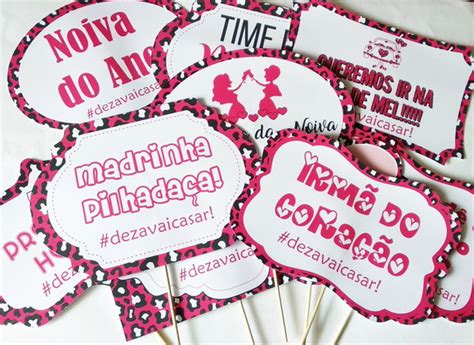 Plaquinhas Divertidas Chá de Lingerie Elo7 Produtos Especiais