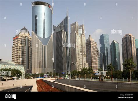 Highrise buildings downtown in Pudong, Shanghai, China Stock Photo - Alamy