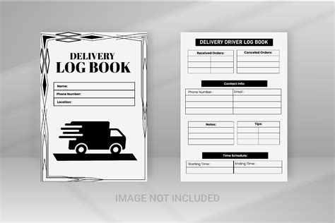 Delivery Driver Logbook Kdp Interior Graphic By Vmsit Creative Fabrica