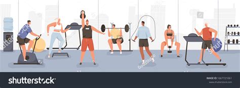 275 Running Gym Building Cartoon Images, Stock Photos, 3D objects ...