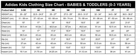 Adidas Pants Size Chart (Complete Guide for Men, Women, Kids)