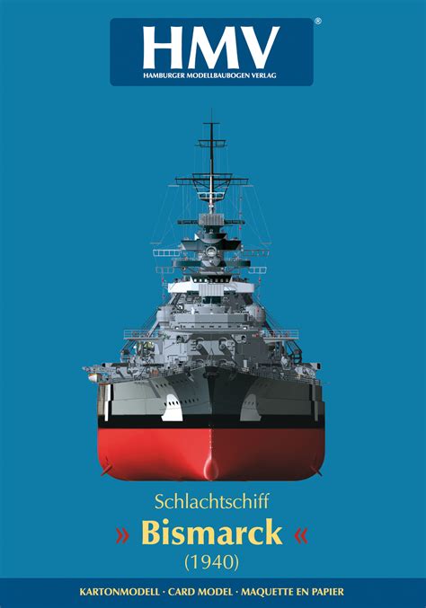 Battleship Bismarck with camouflage