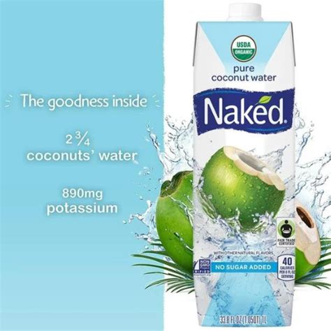 Naked Coconut Water 1L 12pk NJ Wholesale Provision