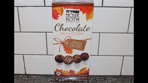 Moser Roth Aldi Chocolate Selection Limited Autumn Edition Chocolate