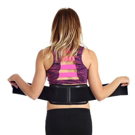 Ziraki Adjustable Lumbar Lower Back Support Massage Brace Self