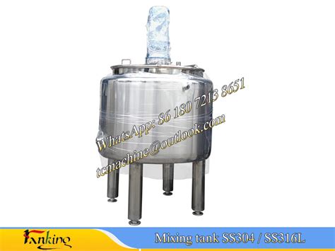 china steam jacketed mixing tank   pipe coil heating jacket