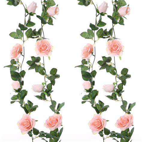 Buy Felice Arts Pack Pink Artificial Floral Garland Ft Fake Rose