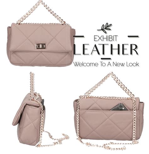 Nude Pink Quilted Handbag Leather Handbag Classic Handbag Etsy