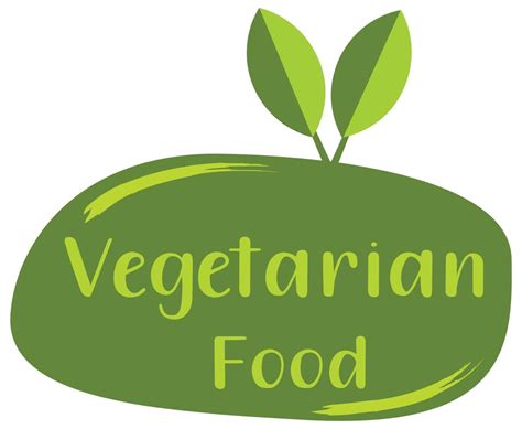 Vegetariano Comida Firmar Y Etiqueta Adecuado Para Restaurantes Y