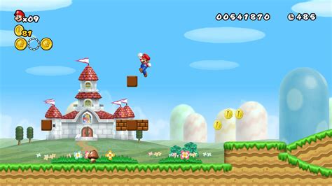 New Super Mario Bros. Wii - Peach's Castle HD Wallpaper • GamePhD